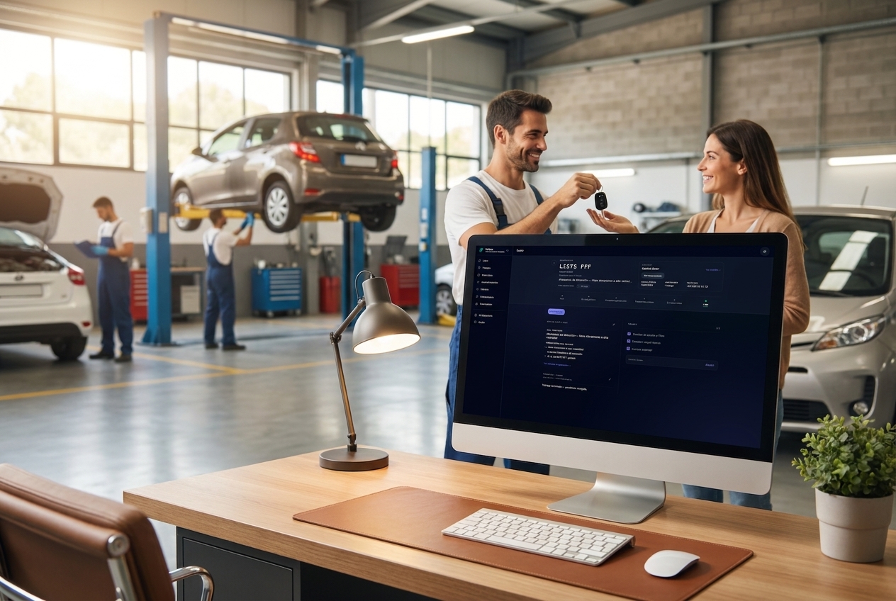 Entrega del coche al cliente